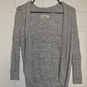 Grey 3/4 Sleeve Sweater